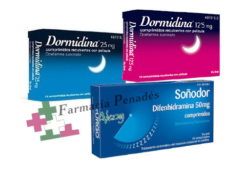 7 claves para combatir el insomnio y Medicamentos contra el insomnio dormidina-25-mg-12,5mg_soñodor_insomnio_dormir_medicamentos_farmaciapenadesalcoy