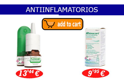 Antihistamínicos tópicos para tratar los síntomas de la alergia y la rinitis alérgica como picor, lagrimeo...