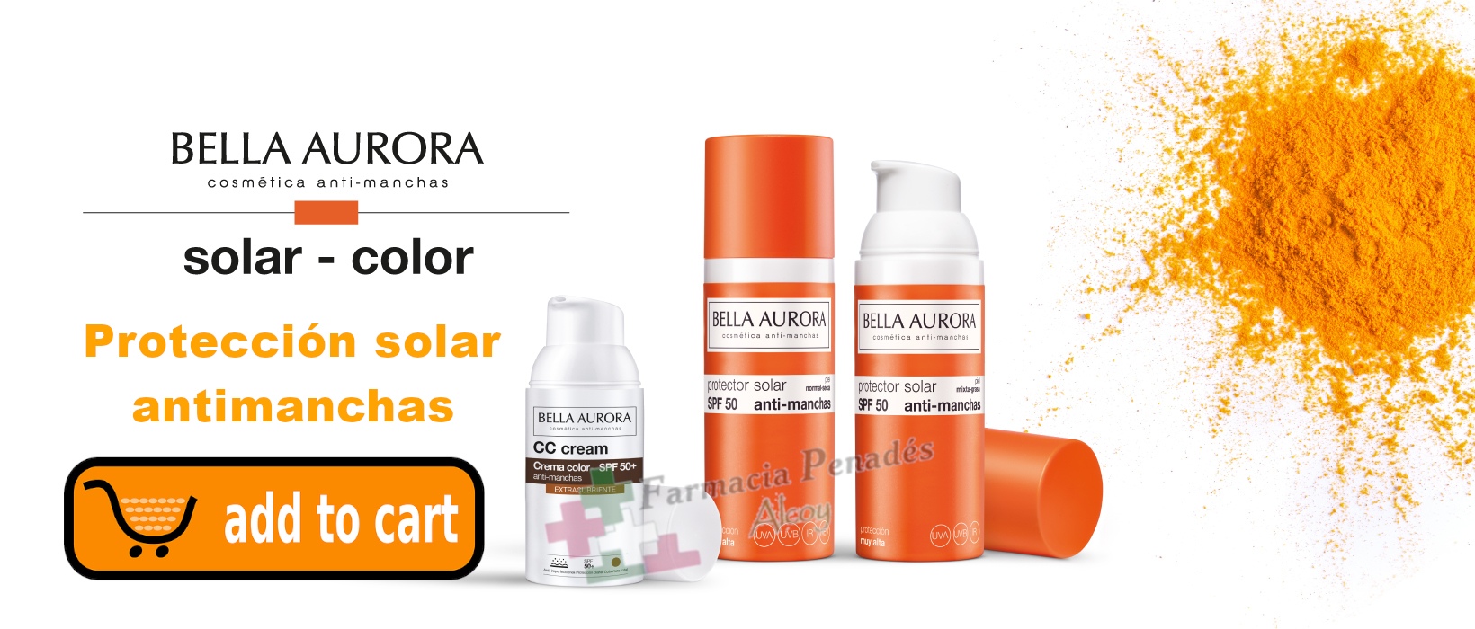 Protección solar antimanchas Bella Aurora en farmaciapenadesalcoy